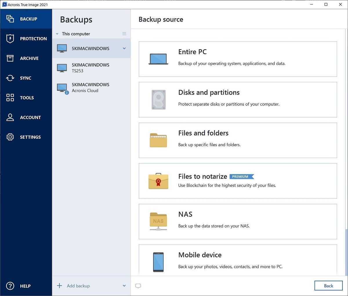 acronis true image 2021 ダウンロード版